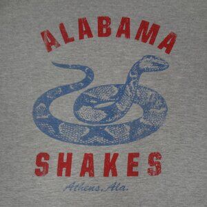 ALABAMA SHAKES RATTLESNAKE LOGO - GRAY MEDIUM T-SHIRT L385